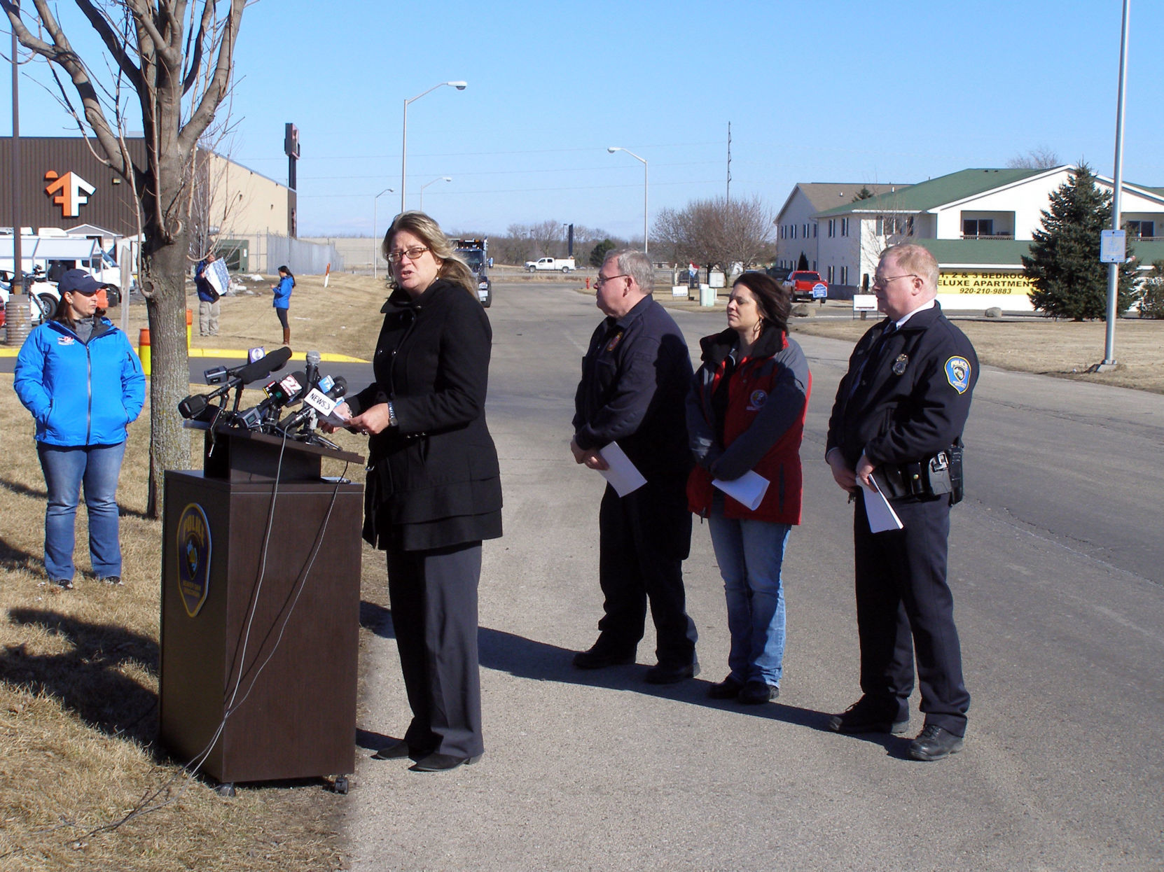 Investigation photos from 109 Knaup Drive explosion